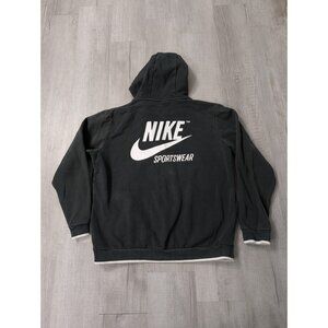 VTG NIKE Sportswear Red Tag  Hoodie Full Zip Green Mens Sz XL Retro